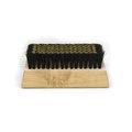 Gordon Brush 0.0045" Brass Bristle, 4-1/4" x 2-1/2" Plastic Block Brush G1308G-12